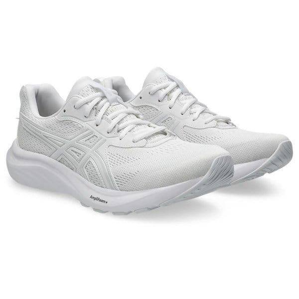 Asics Contend 9 - Mens Running Shoes - White/Glacier Grey