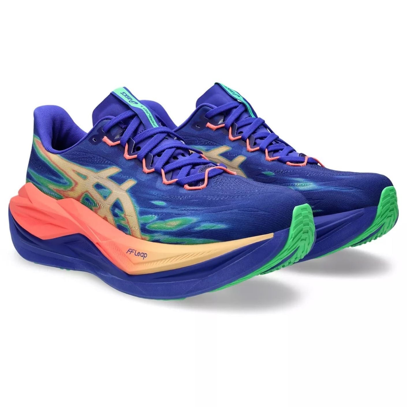 Asics Superblast 3 - Unisex Running Shoes - Cobalt Burst/Light Orange