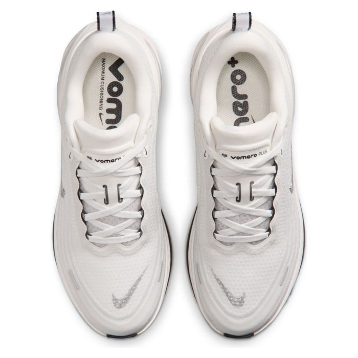 Nike Vomero Plus ESS - Womens Running Shoes - Summit White/Metallic Silver - image 3