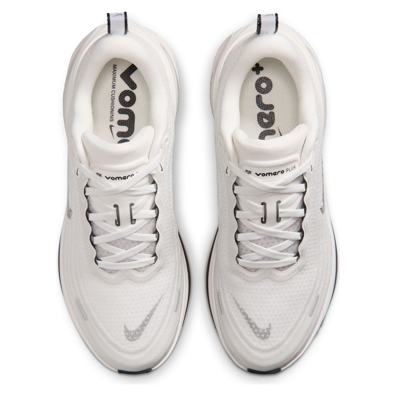 Nike Vomero Plus ESS - Womens Running Shoes - Summit White/Metallic Silver - image 3