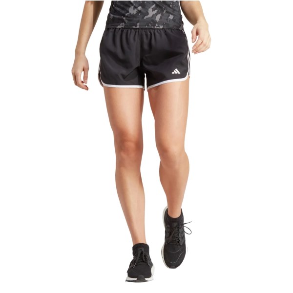 adidas Marathon 20 3 Inch Womens Running Shorts - Black/White