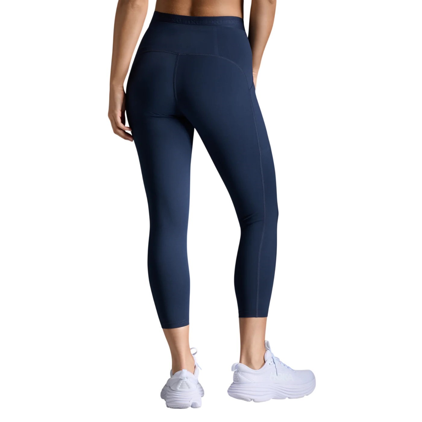 2XU Form Stash Hi-Rise Womens 7/8 Compression Tights - Midnight/Midnight