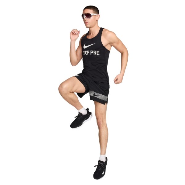 Nike Fast Run Energy Mens Running Singlet - Black