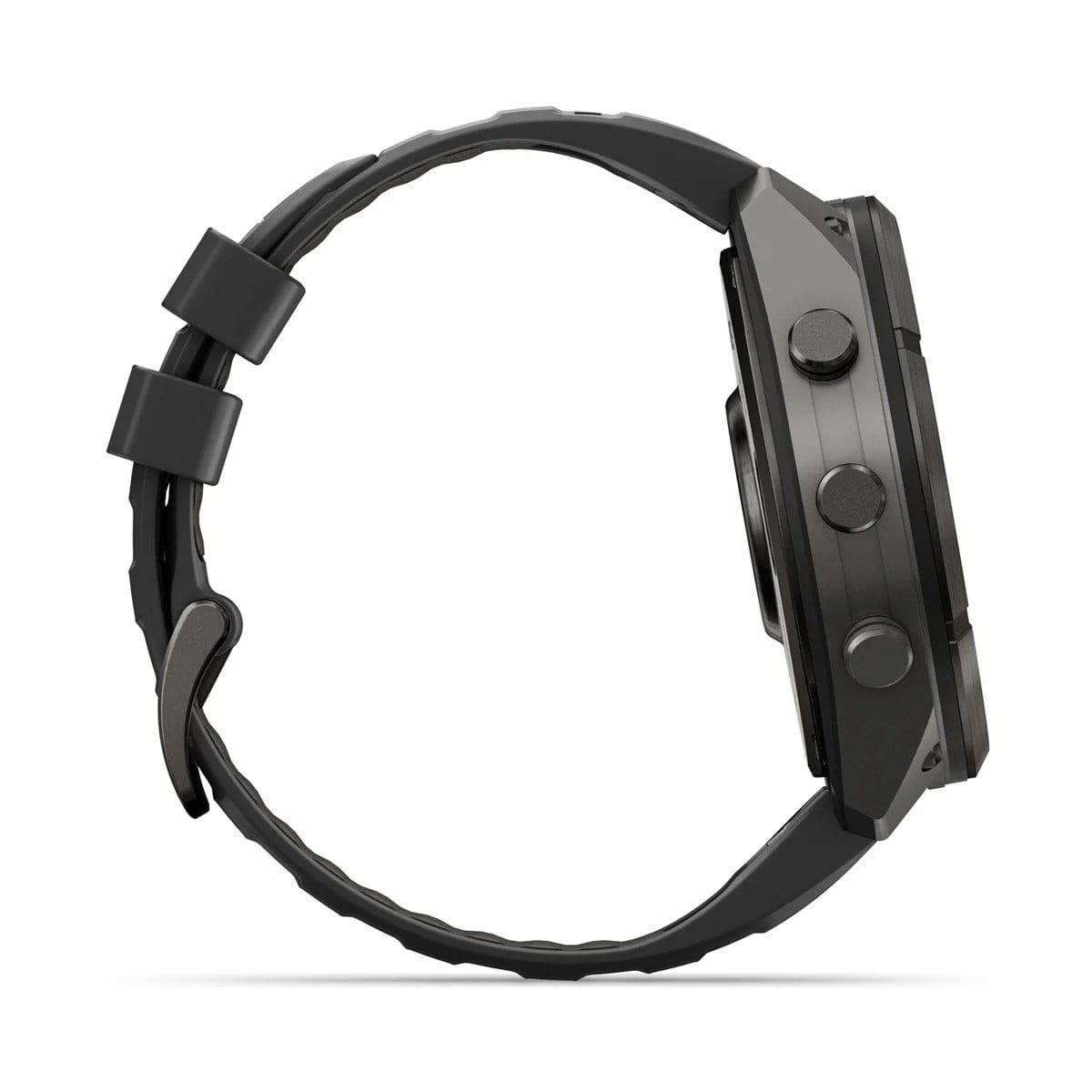 Garmin Fenix 9 Pro 51mm Premium Multisport Smartwatch - Carbon Grey DLC Titanium with Black/Pebble - Carbon Grey DLC Titanium with Black/Pebble Grey Silicone Band - image 4
