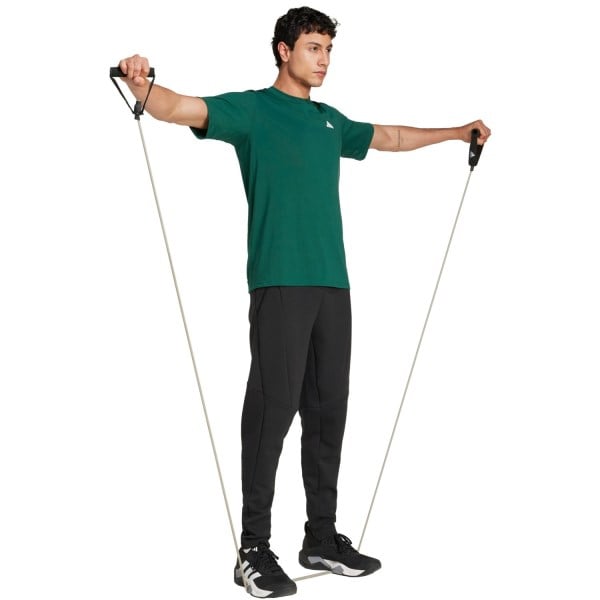 adidas Training Essentials Feelready Mens T-Shirt - Collegiate Green/White