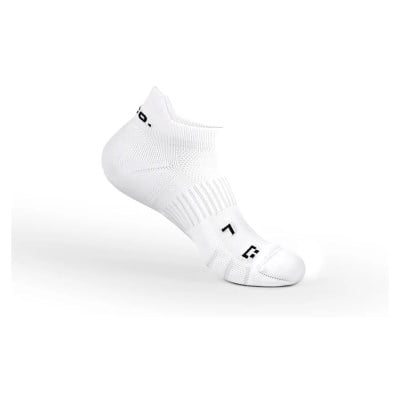 S/Co. Unisex Ankle Running Socks - Chalk White