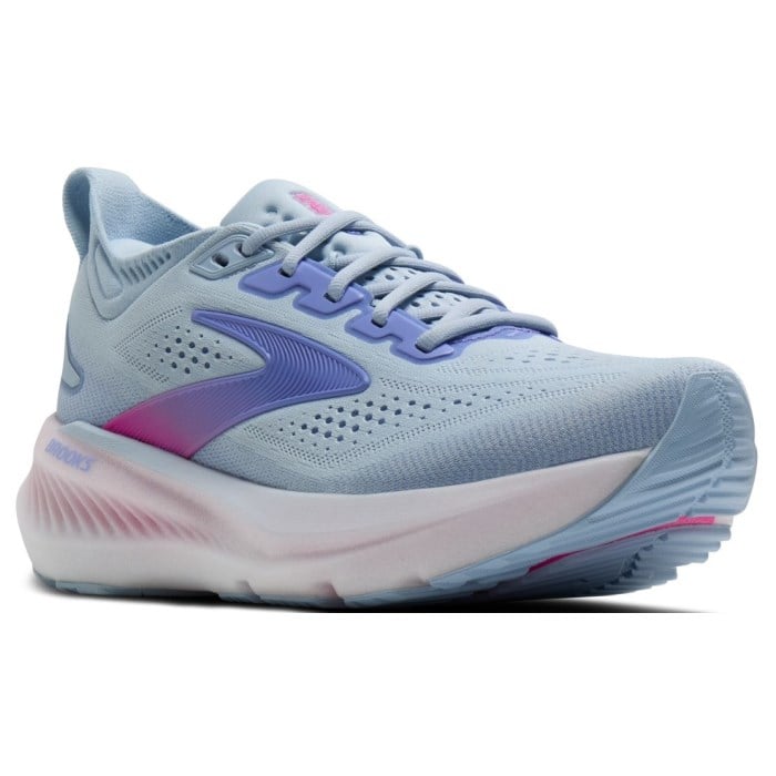 Brooks Glycerin 23 - Womens Running Shoes - Skyway/Blazing Bell/Pink