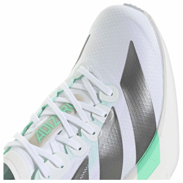 adidas Adizero Adios Pro 4 - Womens Racing Shoes - Cloud White/Iron Metallic/Pulse Mint - image 7
