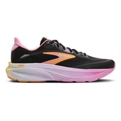 Brooks Ghost 18 - Womens Running Shoes - Black/Orangepop/Pink