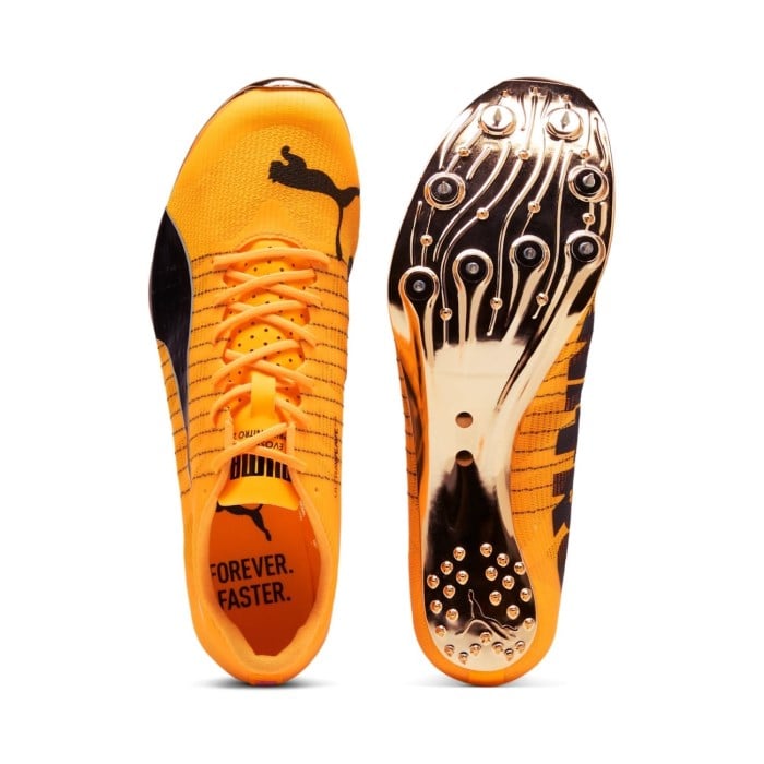 Puma evoSpeed Sprint Nitro Elite 2 - Unisex Sprint Spikes - Sun Stream/Pure Magenta/Puma Black