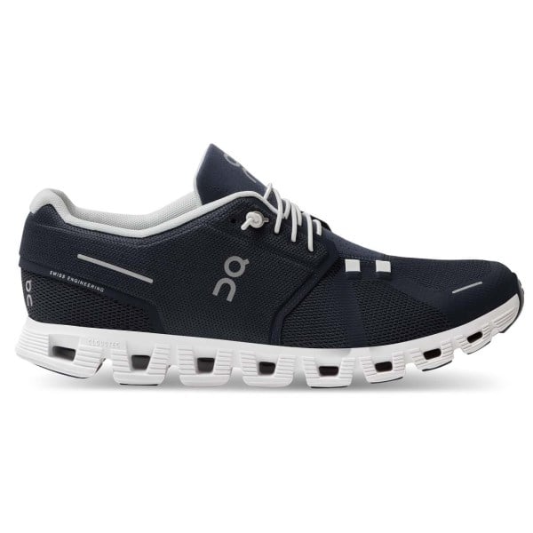 On Cloud 5 - Mens Running Shoes - Midnight/White