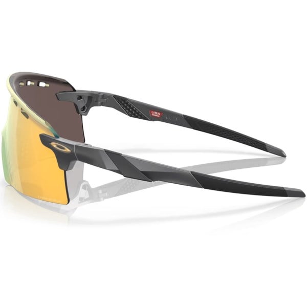 Oakley Encoder Strike Vented - Unisex Sunglasses - Matte Carbon/Prizm 24K