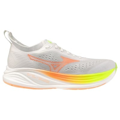 Mizuno Neo Zen 2 - Womens Running Shoes - GF White/Flamingo Coral/Lime Pulp