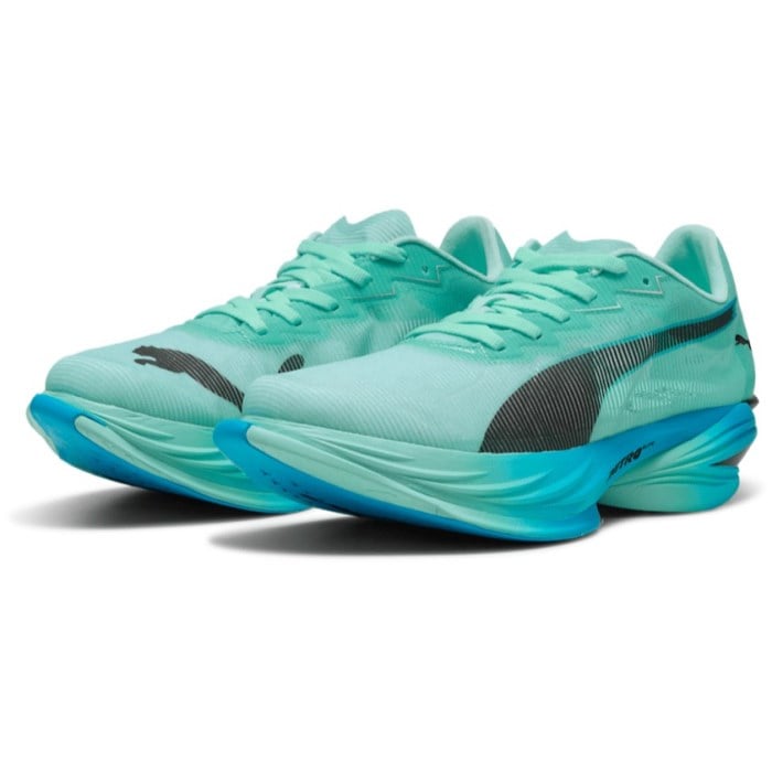 Puma Fast-R 3 Nitro Elite - Womens Racing Shoes - Mint Melt/Speed Blue