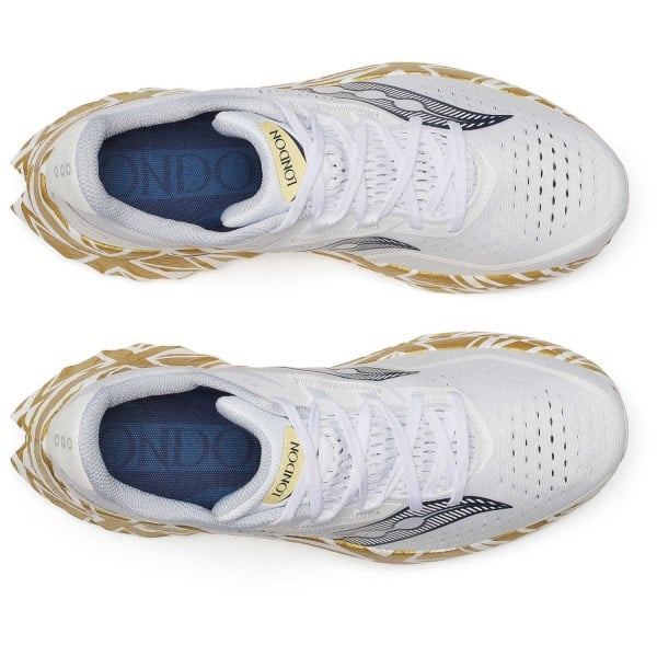 Saucony Endorphin Speed 4 London - Mens Running Shoes - White/Gold