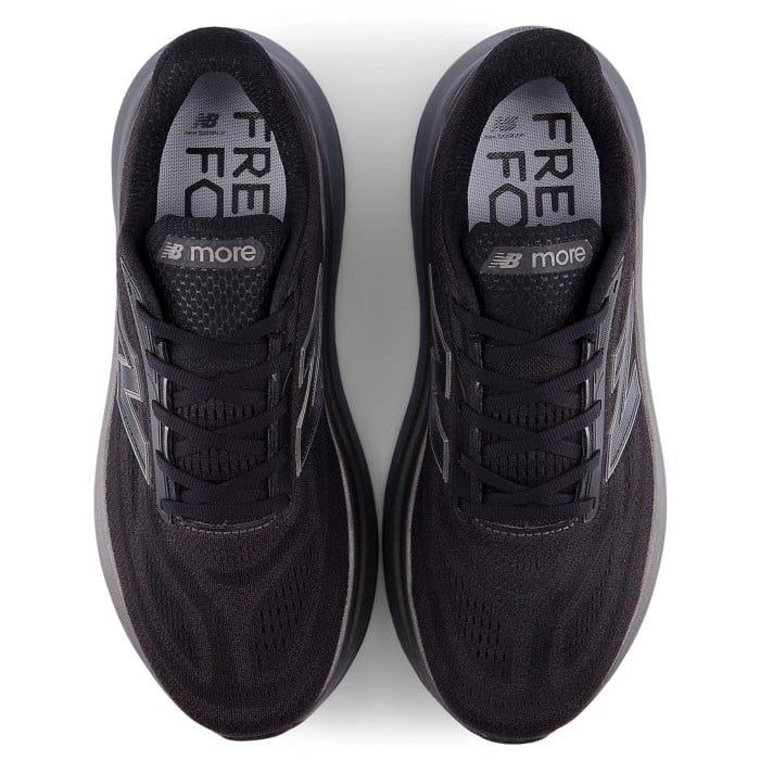 New Balance Fresh Foam More v6 - Mens Running Shoes - Black/Castlerock/Black Metallic