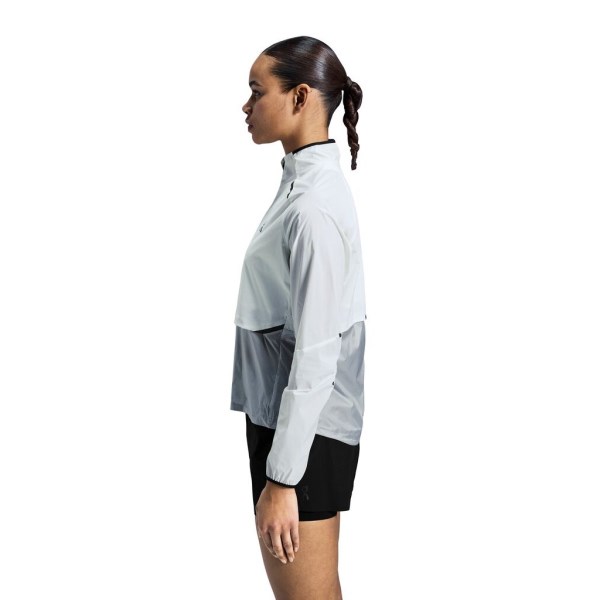 On Running Womens Weather Jacket - White/Glacier