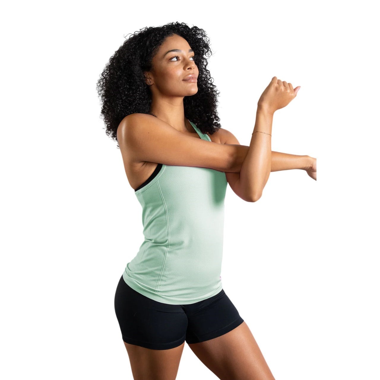 No Timid Souls GLIDE360 Womens Racerback Tank - Cool Mint