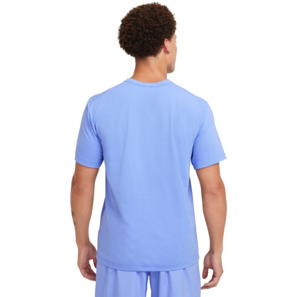 Nike Mens Hyverse Short Sleeve Training Top - Royal Pulse/Black