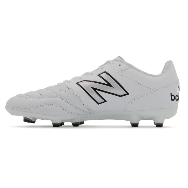 New Balance 442 v2 Team FG - Mens Football Boots - White/Black