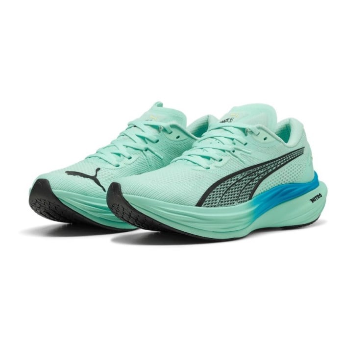 Puma Deviate Nitro 3 - Mens Running Shoes - Mint Melt/Speed Blue