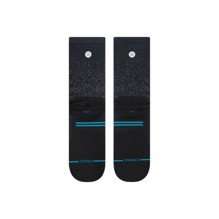 Stance Run Light Unisex Crew Socks - Black