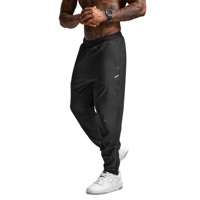 2XU Mens Aero Woven Jogger - Black/Silver Reflective