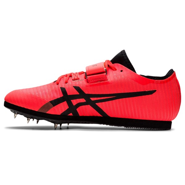 Asics Long Jump Pro 3 - Unisex Long Jump Spikes - Sunshine Red/Black