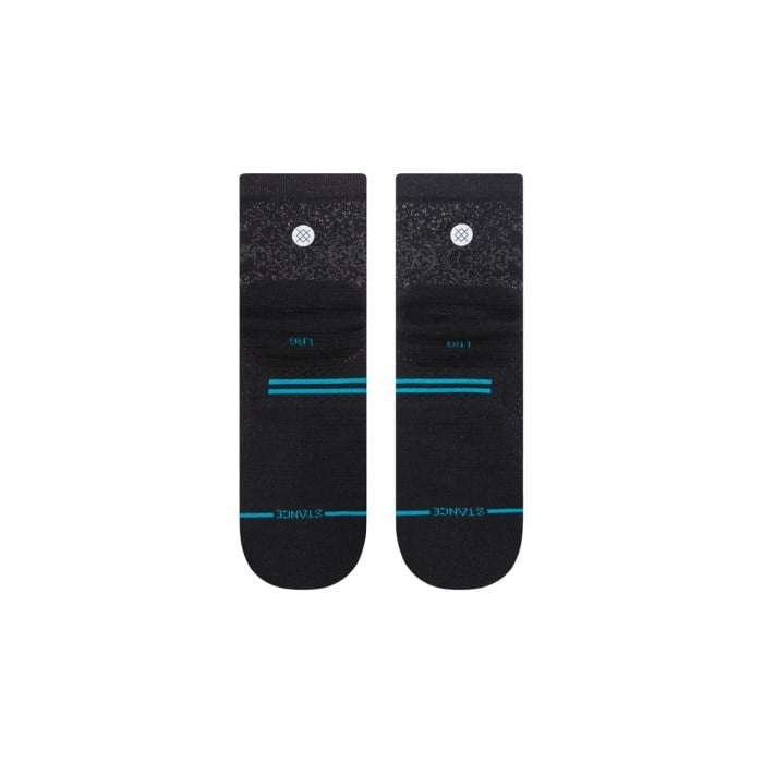 Stance Run Light Unisex Quarter Socks - Black