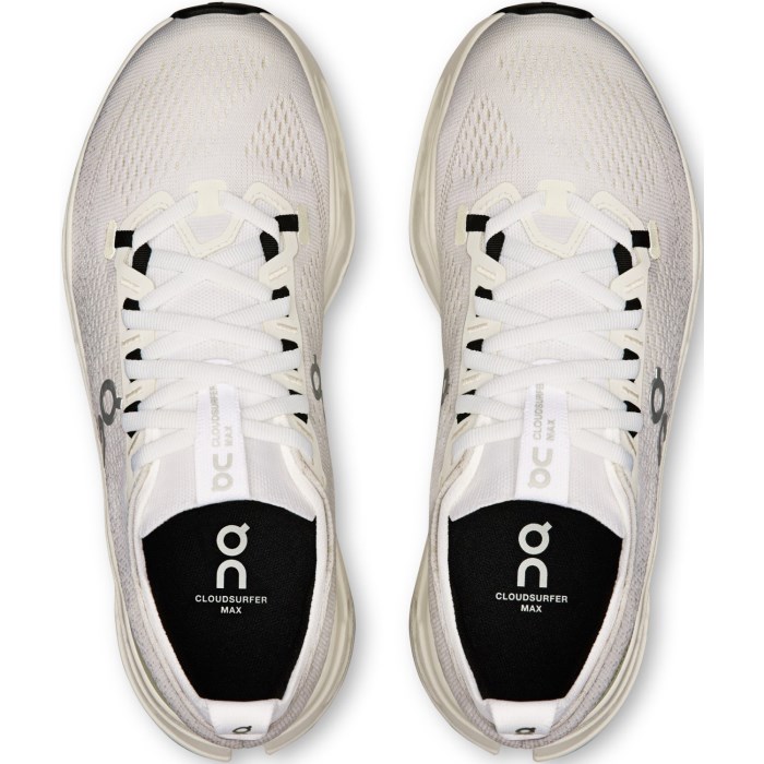 On Cloudsurfer Max - Womens Running Shoes - White/White