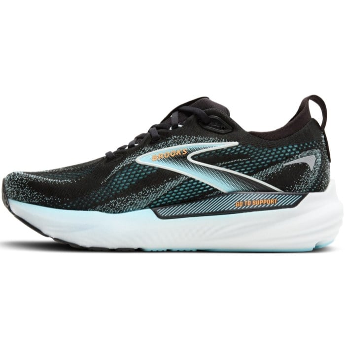 Brooks Glycerin GTS 22 - Mens Running Shoes - Black/Atomizer/Orange