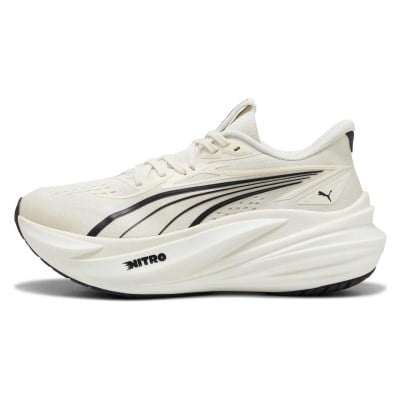 Puma MagMax Nitro 2 - Womens Running Shoes - Warm White/Puma Black