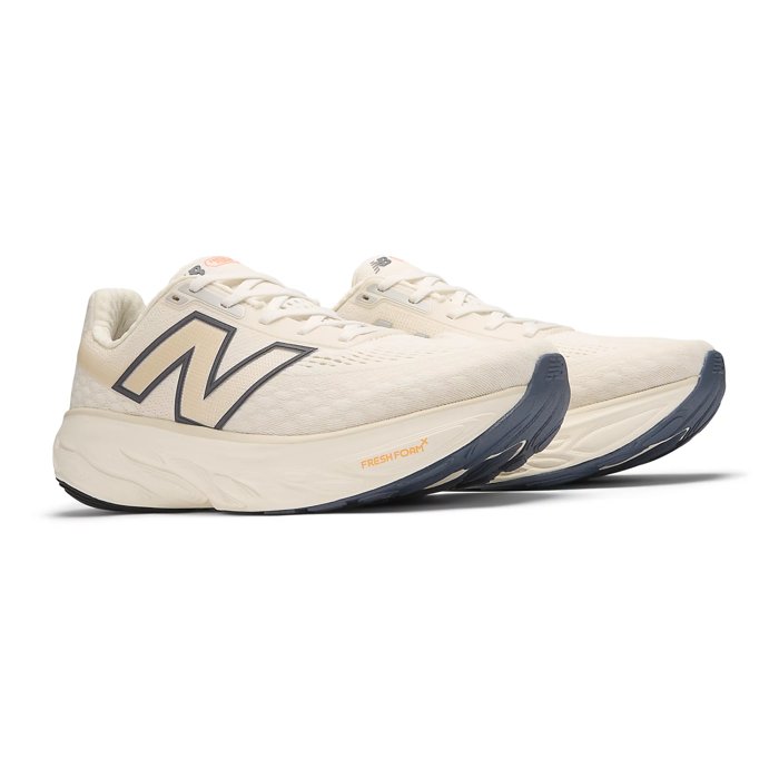 New Balance Fresh Foam X 1080v14 - Mens Running Shoes - Sea Salt/Vintage Indigo/Hot Mango