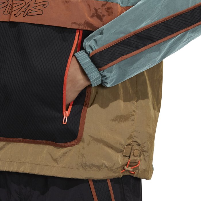 Adidas UB Mens Anorak - Mens Jacket - Acid Mint/Cardboard