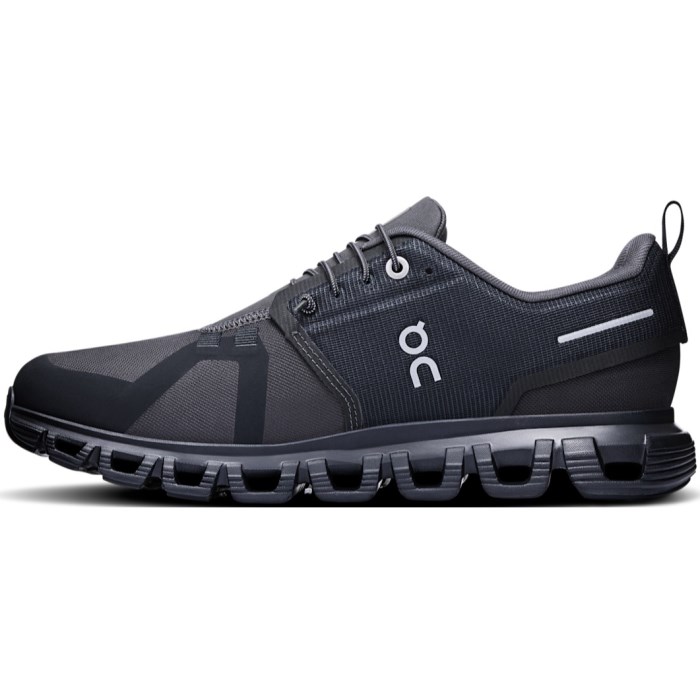 On Cloud 6 Waterproof - Womens Running Shoes - Black/Black