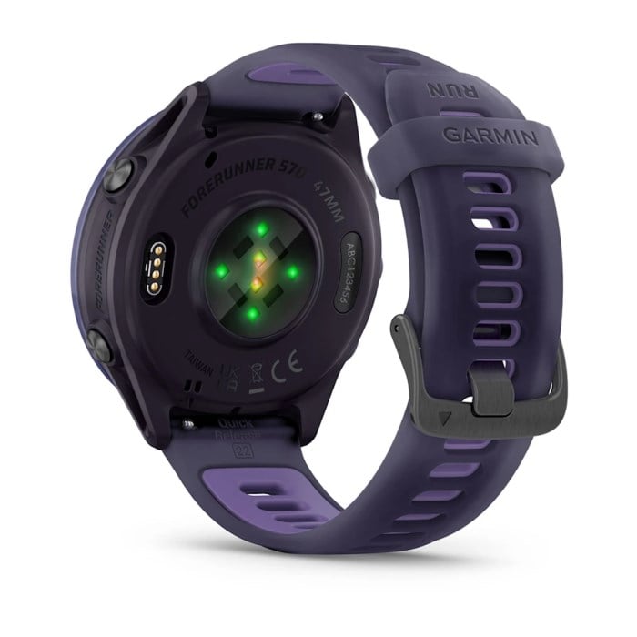 Garmin Forerunner 570 47mm - Advanced GPS Running Smartwatch - Imperial Purple/Indigo