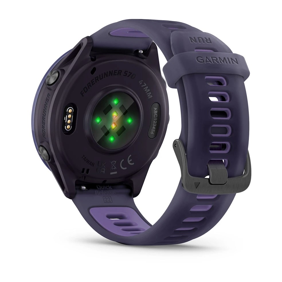 Garmin Forerunner 570 47mm - Advanced GPS Running Smartwatch - Imperial Purple/Indigo