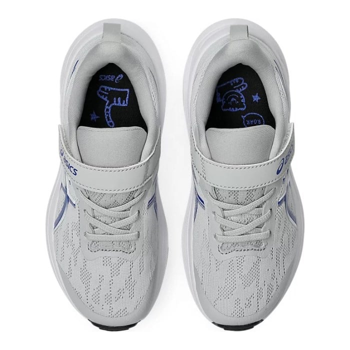 Asics GT-1000 14 PS - Kids Running Shoes - Concrete/Neon Blue - image 4