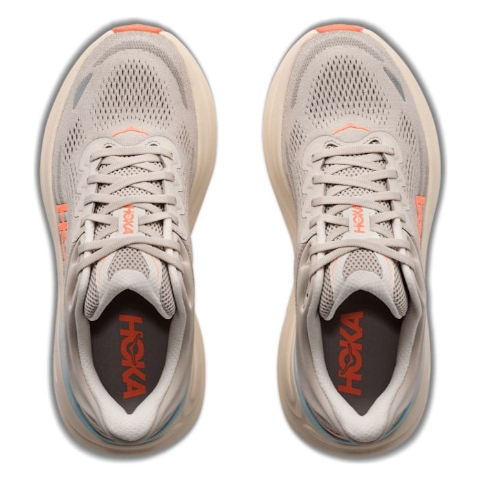 Hoka Bondi 9 - Womens Running Shoes - River Rock Grey/Mineral Ore - image 3