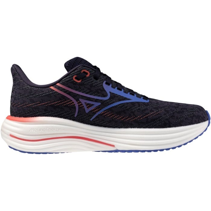 Mizuno Wave Rider 29 - Womens Running Shoes - Odyssey Grey/Iris Brown/Calypso Coral