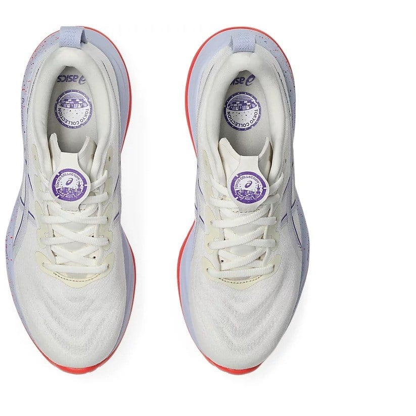 Asics Gel Cumulus 27 Tokyo - Womens Running Shoes - Cream/Edo Purple