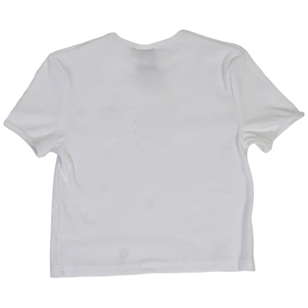 Majestic New York Yankees Ula Rib Womens Baseball T-Shirt - White