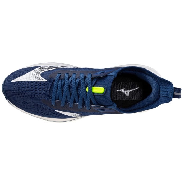 Mizuno Neo Zen 2 - Mens Running Shoes - Estate Blue/White/Lightning Yellow