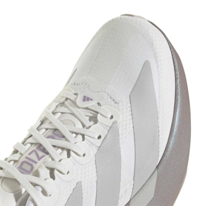 adidas Adizero Evo SL Woven - Womens Running Shoes - Crystal White/Grey Two/Matt Purple Metallic - image 7
