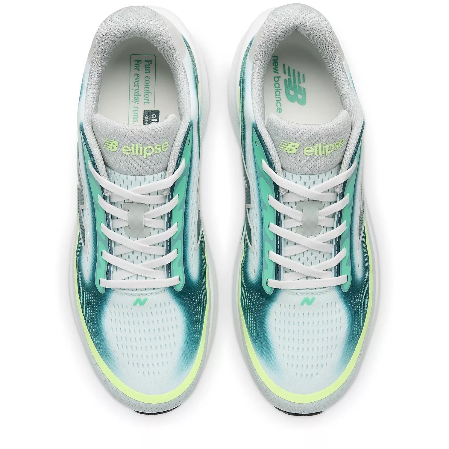 New Balance Ellipse v1 - Mens Running Shoes - Deep End/Glint Blue/Medusa Green