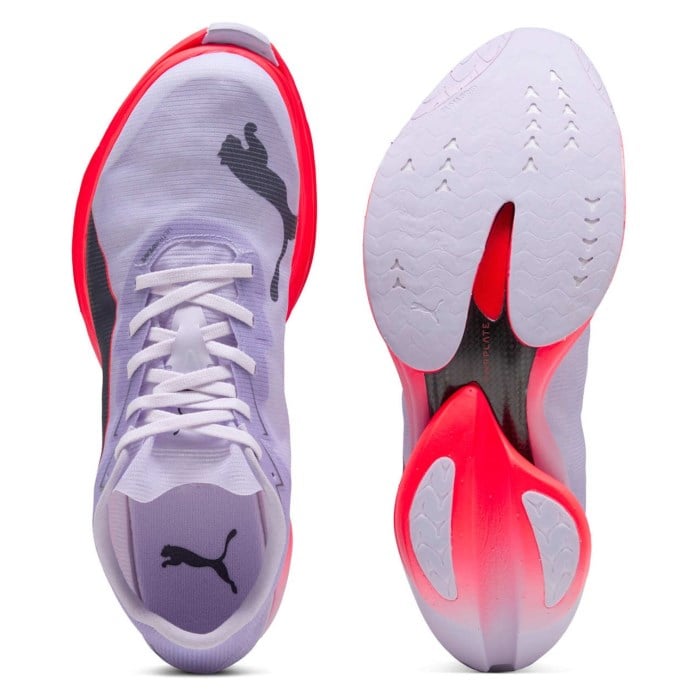 Puma Fast-R 3 Nitro Elite - Mens Racing Shoes - Light Lavender/Ultra Red - image 4
