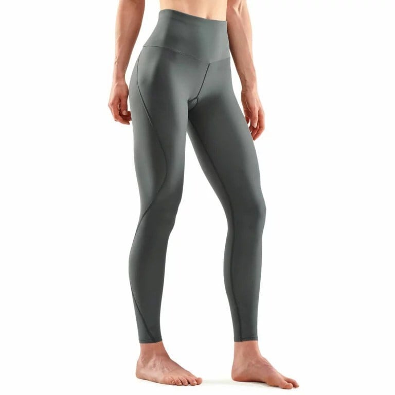 Skins Series-3 Travel and Recovery Womens Compression Long Tights - Charcoal