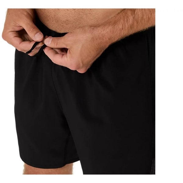 Asics Silver 7inch Shorts - Mens Running Shorts - Performance Black