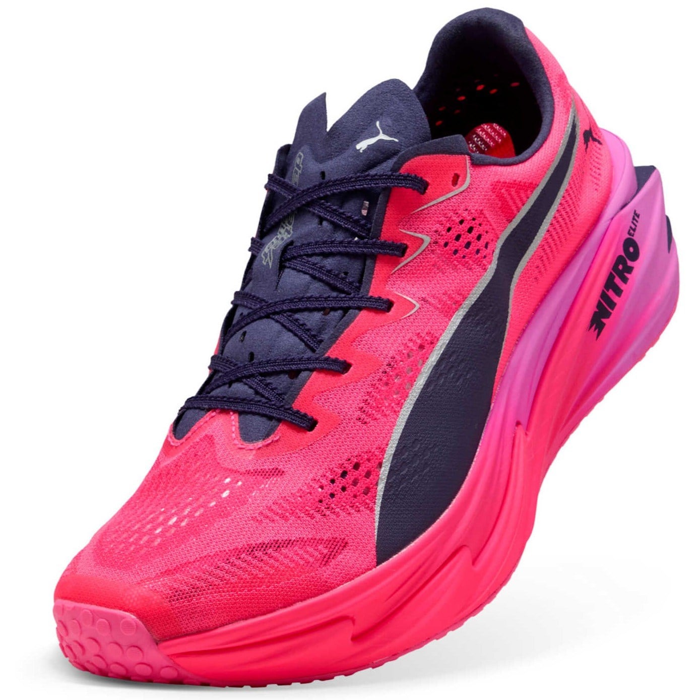 Puma Deviate Nitro Elite 4 Hyrox - Mens Running Shoes - Pure Pink/Electric Orchid/Deep Plum