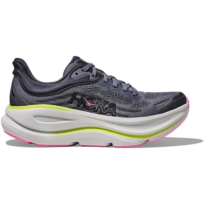 Hoka Bondi 9 - Womens Running Shoes - Charcoal Grey/Grey Skies